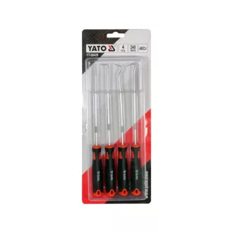   YATO Set cârlig pentru îndepărtarea etanșării 4 părți 240 mm