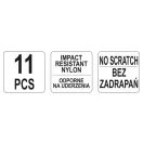 YATO Set demontare tapițerie 11 piese