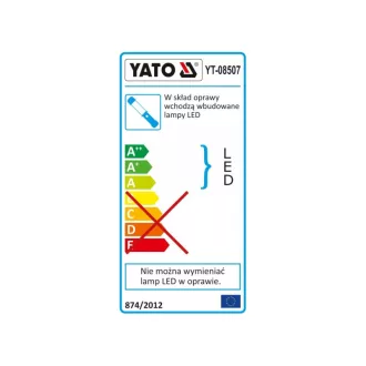 Lampa LED baterie YATO 30+7 LED-uri