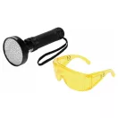 Lanterna UV reîncărcabilă YATO + ochelari