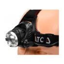 Lanterna frontală LED reîncărcabilă YATO XM-L2 CREE cu focalizare reglabilă