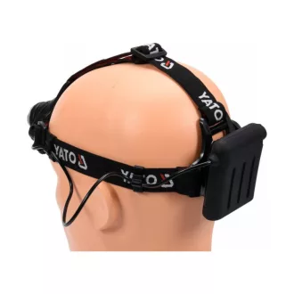   Lanterna frontală LED reîncărcabilă YATO XM-L2 CREE cu focalizare reglabilă