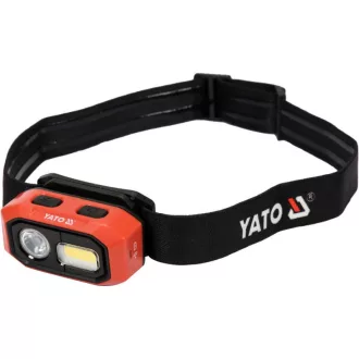   YATO Lanternă LED pentru cap cu baterie 480 lm cu senzor de mișcare
