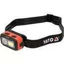 YATO Lampă frontală LED cu acumulator/baterie 500 lumeni cu senzor de mișcare