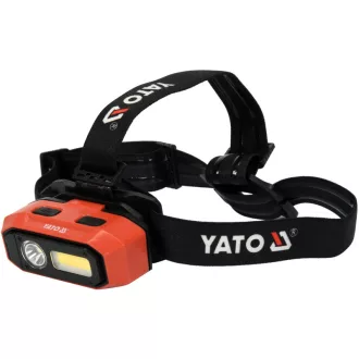   Lampa de cap cu LED cu acumulator YATO 800 lm cu senzor de mișcare