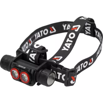 YATO Lampă de cap cu LED pe baterii