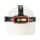 Lampa de cap cu LED cu acumulator YATO 800 lm cu senzor de mișcare
