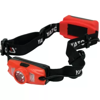 YATO Lanternă LED pentru cap cu baterie 500 lm