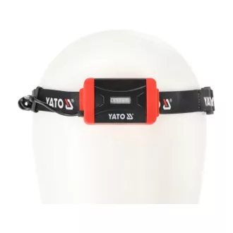 YATO Lanternă LED pentru cap cu baterie 500 lm
