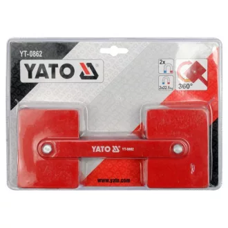   Magnet suport pentru piese de prelucrat YATO Sudura reglabil 85 x 65 x 22 mm/2 x 22,5 kg