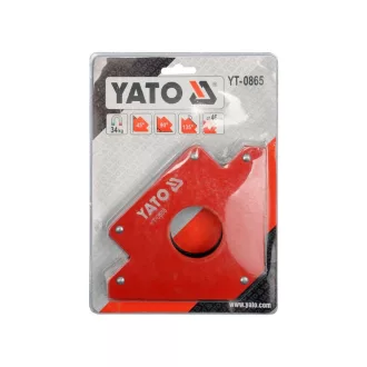   Magnet suport piesa de prelucrat YATO 122 x 190 x 25 mm/34 kg