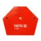 Magnet suport piese de prelucrat YATO 111 x 136 x 24 mm/34 kg