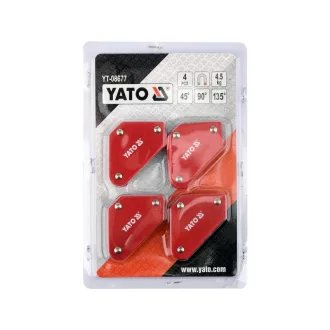   Set suport YATO Mini piesa de sudura 4 piese 4,5 kg 45° 90° 135°