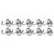 Umeraș magnetic YATO (10 buc)