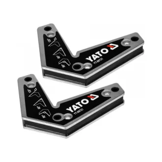   Magnet suport piesa de prelucrat YATO 60-90-120°/10 kg (2 buc)