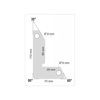   Magnet suport piese de prelucrat YATO 30-60-90°/32 kg (2 buc)