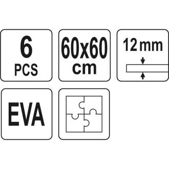 Covoraș din spumă YATO 600 x 600 mm (6 buc)
