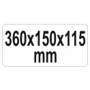 Cutie de scule YATO metal 360 x 150 x 115 mm