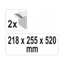 YATO Toolbox metal 2 sertare