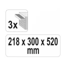 YATO Toolbox metal 3 sertare