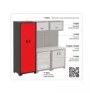 YATO Dulap scule cu 2 uși 660 x 457 x 2000 mm