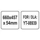 YATO Suprafata de lucru metalica 660 x 457 x 54 mm pentru blat YT-08939