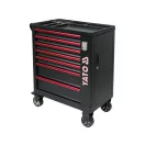 YATO Carucior gol pentru scule cu 7 sertare cu blocare numerica cu logo LED