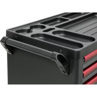   YATO Carucior gol pentru scule cu 7 sertare cu blocare numerica cu logo LED