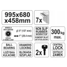YATO Carucior gol pentru scule cu 7 sertare