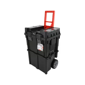   YATO Sistem cutie de scule pe roți 2 părți 495 x 350 x 710 mm