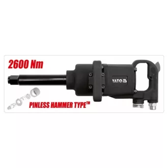 Driver pneumatic YATO cu impact 1" 2600 Nm