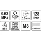Slefuitor excentric YATO 150 mm