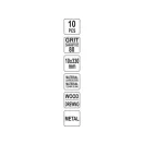 Bandă abrazivă YATO, 330 x 10 mm, P80 (10 buc)