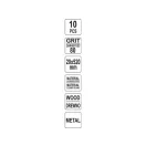 YATO Bandă abrazivă 520 x 20 mm P80 (10 buc)