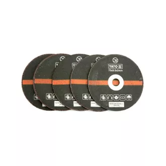   YATO Disc de tăiere pentru metal 75 x 9,5 x 2,0 mm pentru YT-0993 (5 buc)