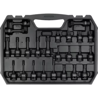 YATO Set 64 biți pentru impact, 1/2"