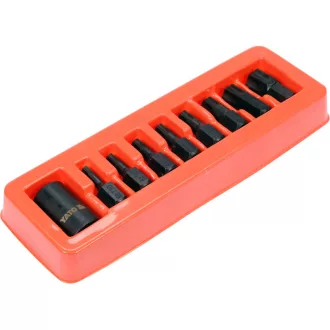   Set de biți torx YATO Machine 9 buc Adaptor pentru cheie tubulară T30-T70 1/2"