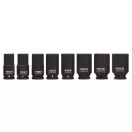 Set chei tubulare lungi YATO Machine 8 piese 3/4" 22-41 mm CrMo