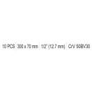 Manivela YATO in forma de L 1/2" 300 x 70 mm