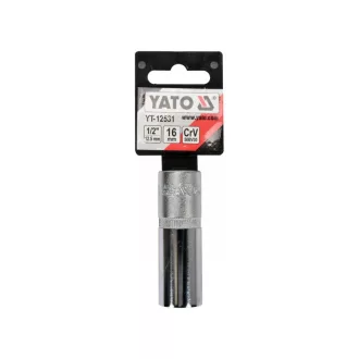 Cheie pentru bujii YATO 1/2" 16 mm / 64 mm CrV