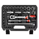 YATO Set chei tubulare 60 piese 1/2" 1/4" CrV