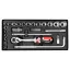 YATO Set chei tubulare 25 piese 1/2" 10-32 mm CrV