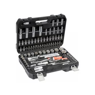 YATO Set chei tubulare 94 piese 1/4", 1/2" CrV