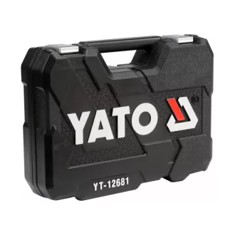 YATO Set chei tubulare 94 piese 1/4", 1/2" CrV
