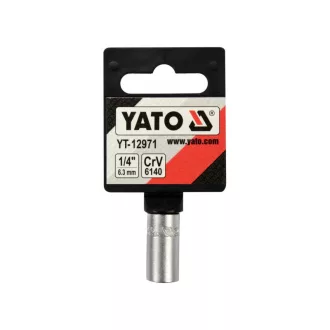 YATO Adaptor suport bit 1/4" pătrat ->1/4" Hex