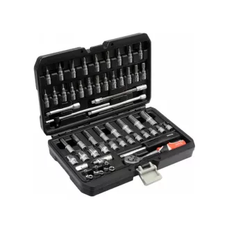 YATO Set chei tubulare 56 piese 1/4" 4-13 mm CrV