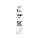 Manivela YATO in forma de T cu articulatie 1/4" 450 mm CrV