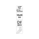 Manivela YATO in forma de T cu articulatie 1/2" 450 mm CrV