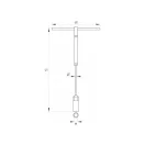 Cheie YATO 8 mm / 310 mm cu maner rotativ CrV
