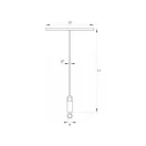 YATO cheie T 8 mm / 310 mm CrV